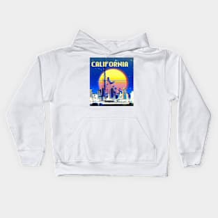 California 90s retro shirt Kids Hoodie